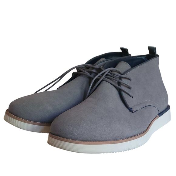 VANCE Jimmy Plain Toe Chukka Boot Grey Mens 12 | MSRP $109.99 main image 4
